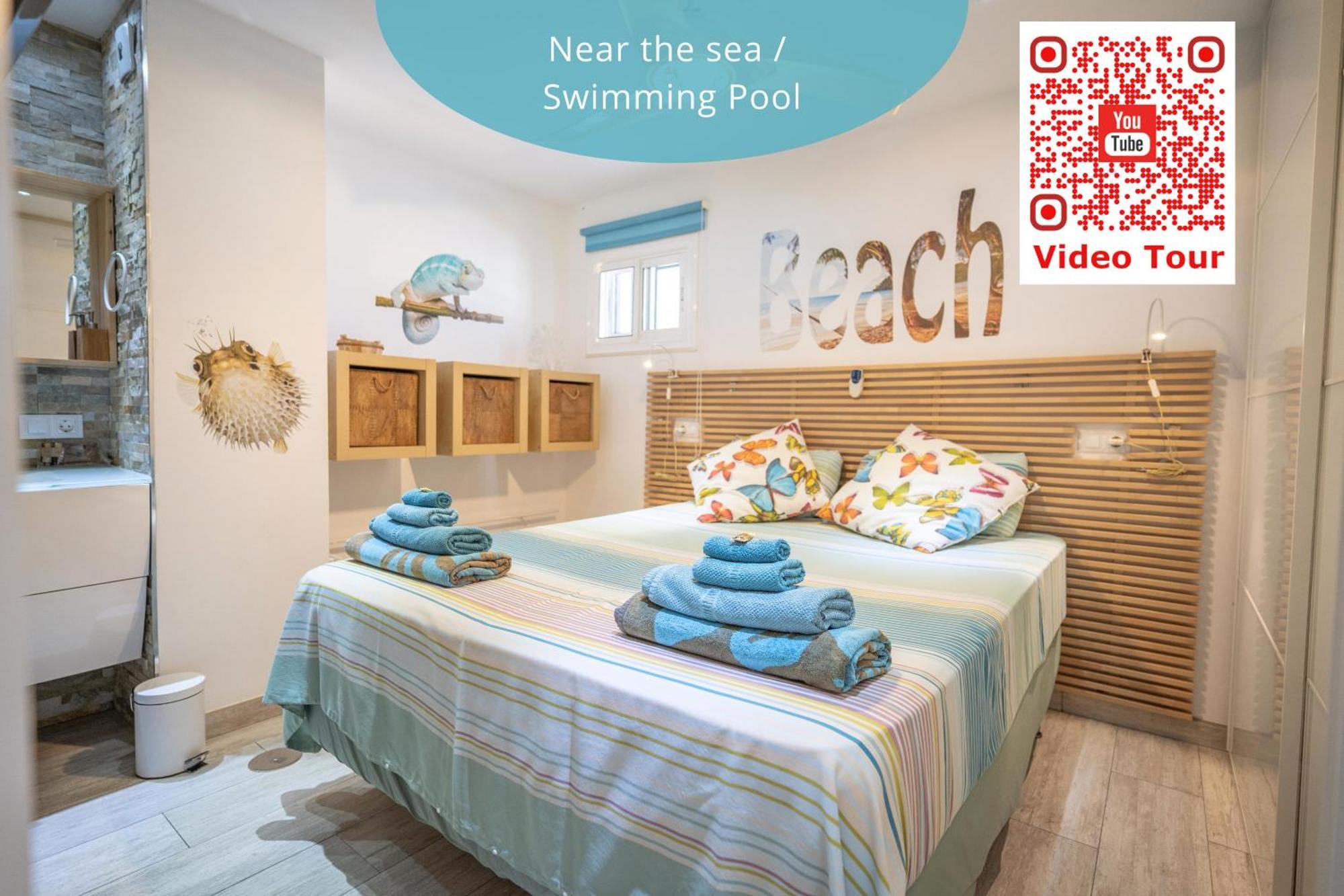 Go2Tenerife Apart'Cala Pool & Beach At 5 Mins Los Cristianos  Extérieur photo